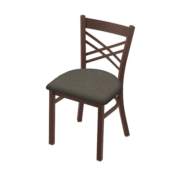 620 Catalina 18" Chair with Bronze Finish and Graph Chalice Seat